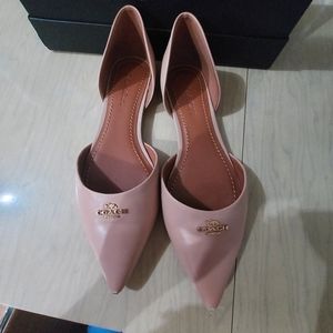 Coach Leather Pointy Flats